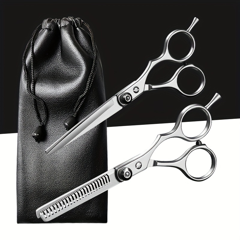 Hair Cutting Scissors, Professional Barber Shears Set With Hair Scissors  Thinning Shears, For Men Women Pet, Rainbow Color