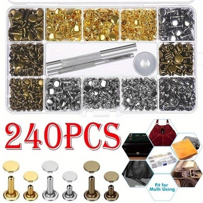 Multiple Size Metal Black Screw Spikes And Studs For Clothes Punk Rock  Thorns Rivets For Leather