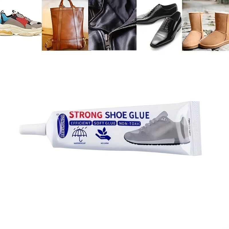 5pcs Shoe Glue Sole Repair Waterproof Adhesive For Sports Shoes, Boots,  Leather, Handbags, Transparent, Anti-Slip, Fast Dry