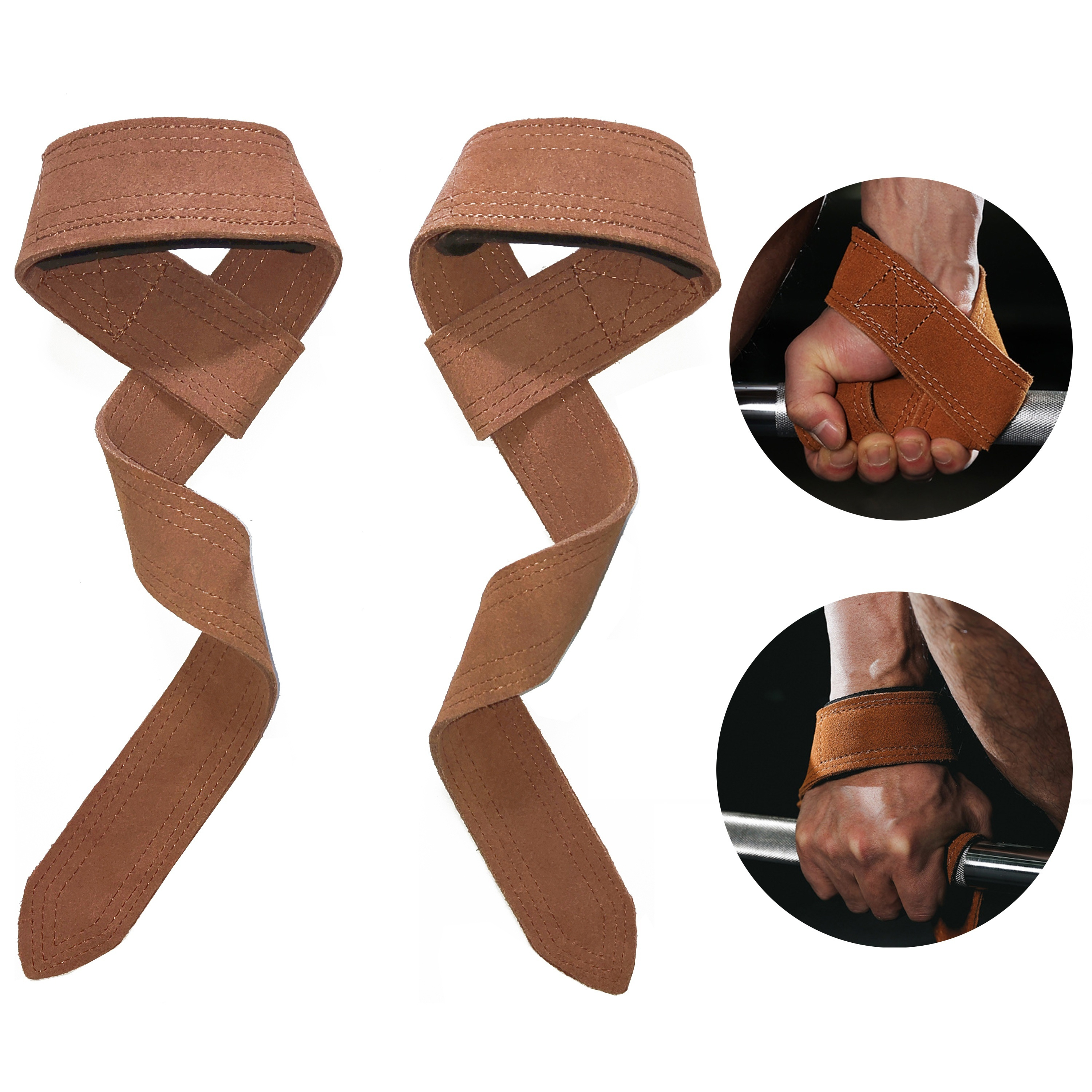 Leather Deadlift Straps - Made In USA – The Strength Co.