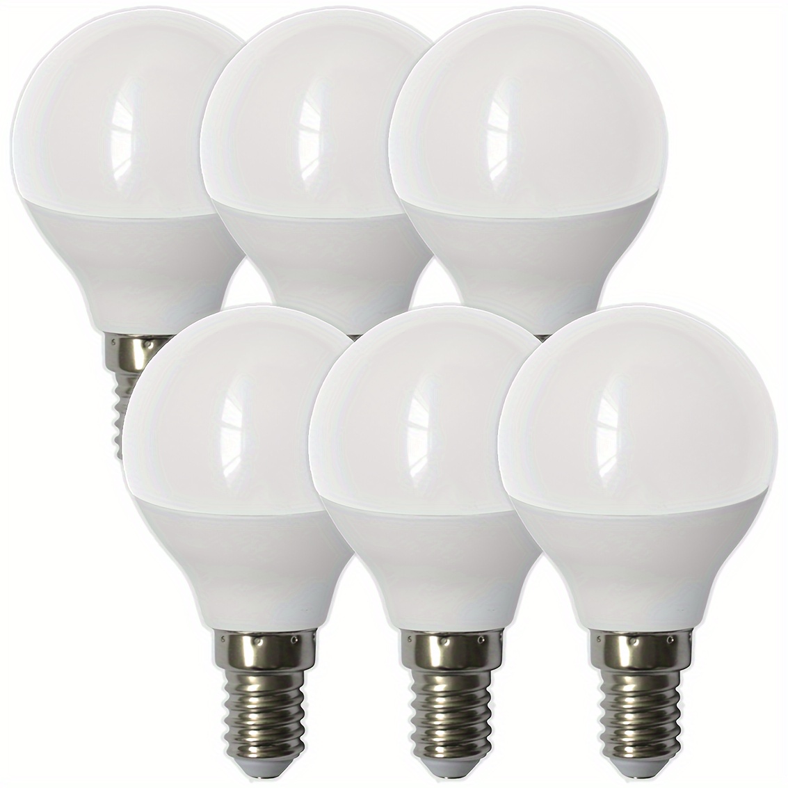 BRIMAX Ampoule E14 LED Dimmable, 6W Ampoule LED Dimmable=60W Incandescence,  Blanc Chaud 2700K G45 Ampoules Filament Dimmables, Petite Vis Edison, Lot
