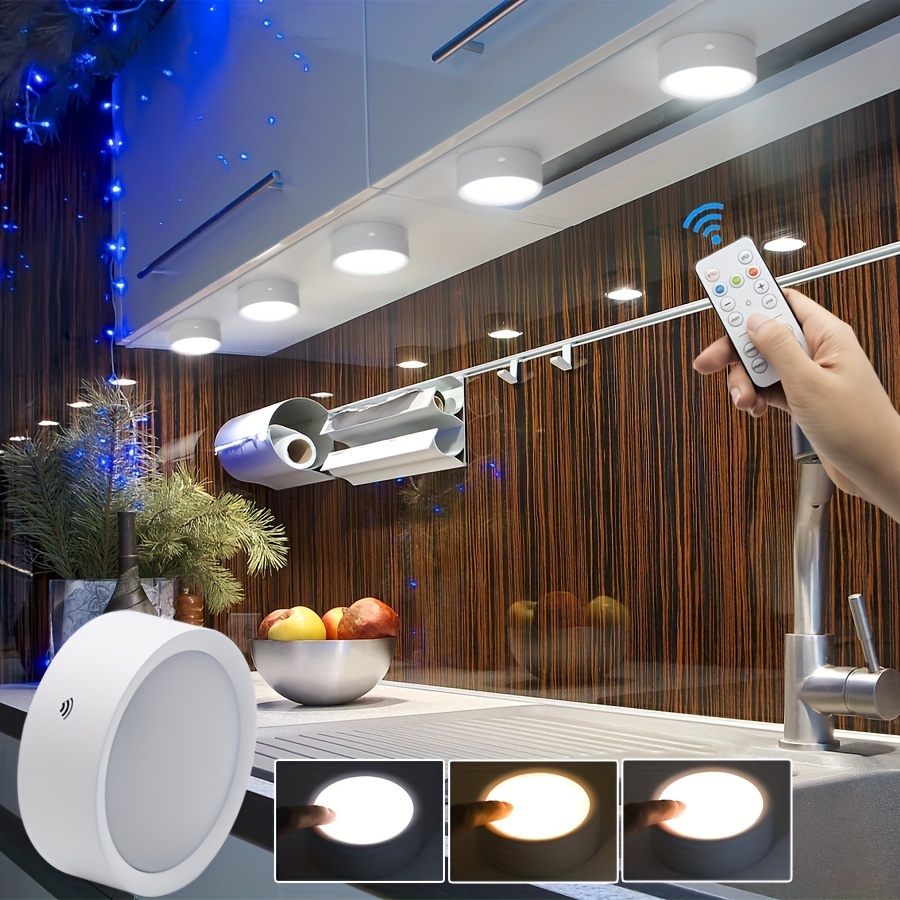 Smart Wireless Led Under cabinet Lights Cob Night Light With - Temu