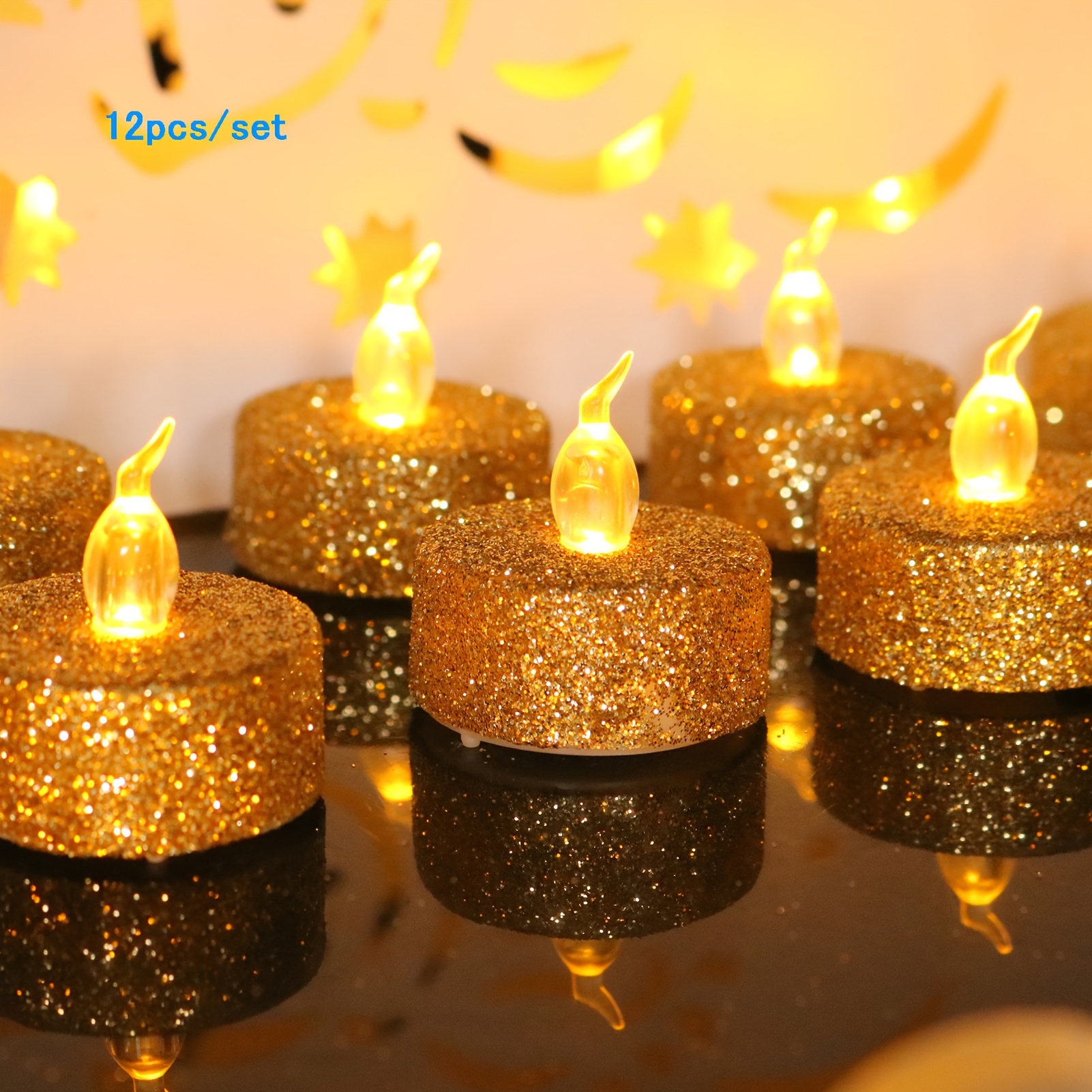 Color Changing LED Tea Lights Bulk, 6 Pcs Flameless Tealight Candles with  Colorful Lights, Battery Operated Colored Fake Candles, No Flickering Light  Random Color Send 