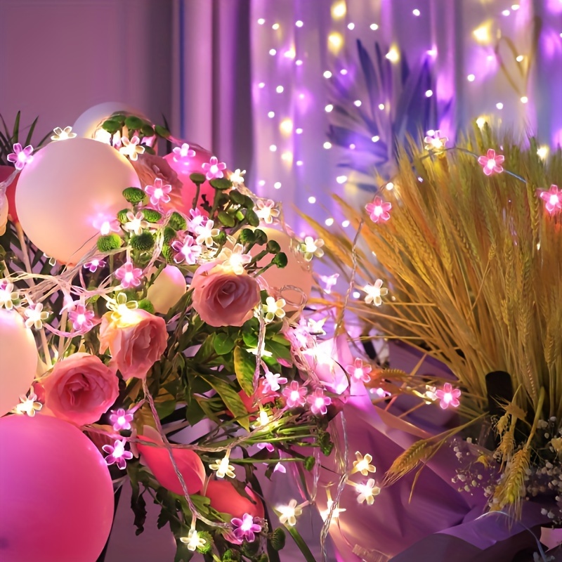 1 pza Luz Nocturna Fibra Óptica Led Color Decoración Navidad - Temu