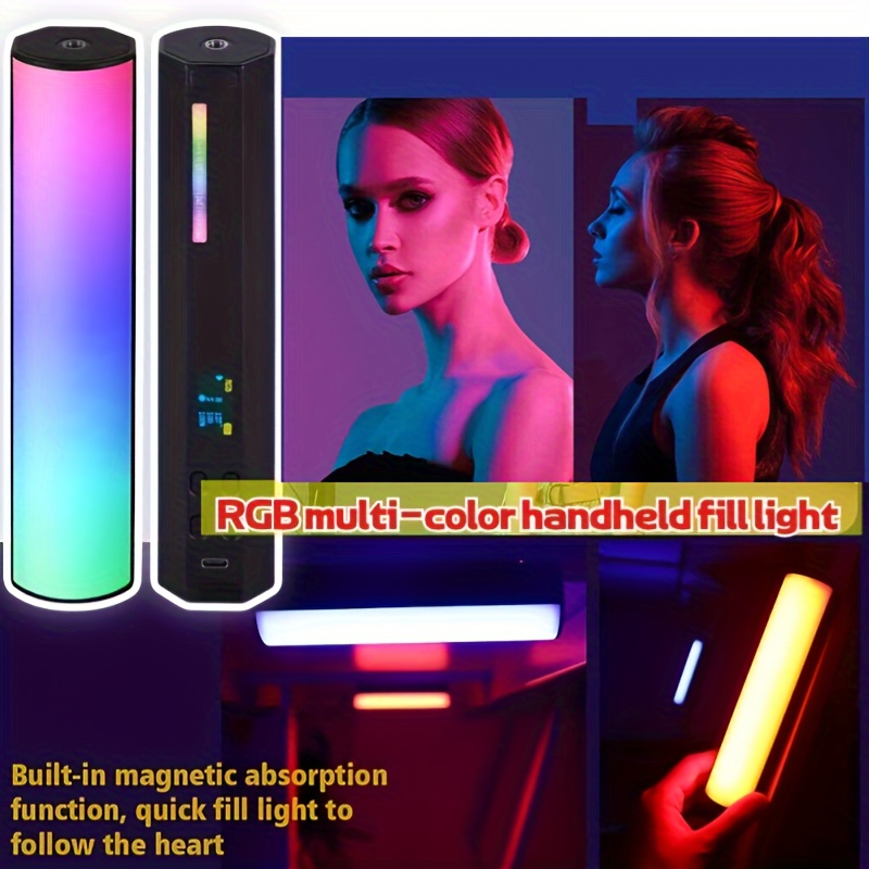 60 luces LED para teléfono con clip frontal y trasero, luz para selfie con  CRI 95+, luz para selfie para iPhone, iPad, teléfono, luz portátil de 3000