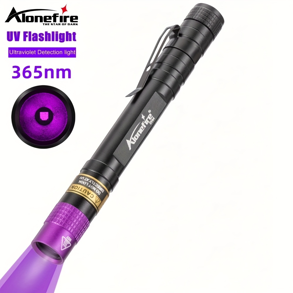 Mini linterna de bolsillo para bolígrafo AA, linterna LED súper brillante  impermeable, linterna de mano con clip, alimentado por pilas AA o 14500