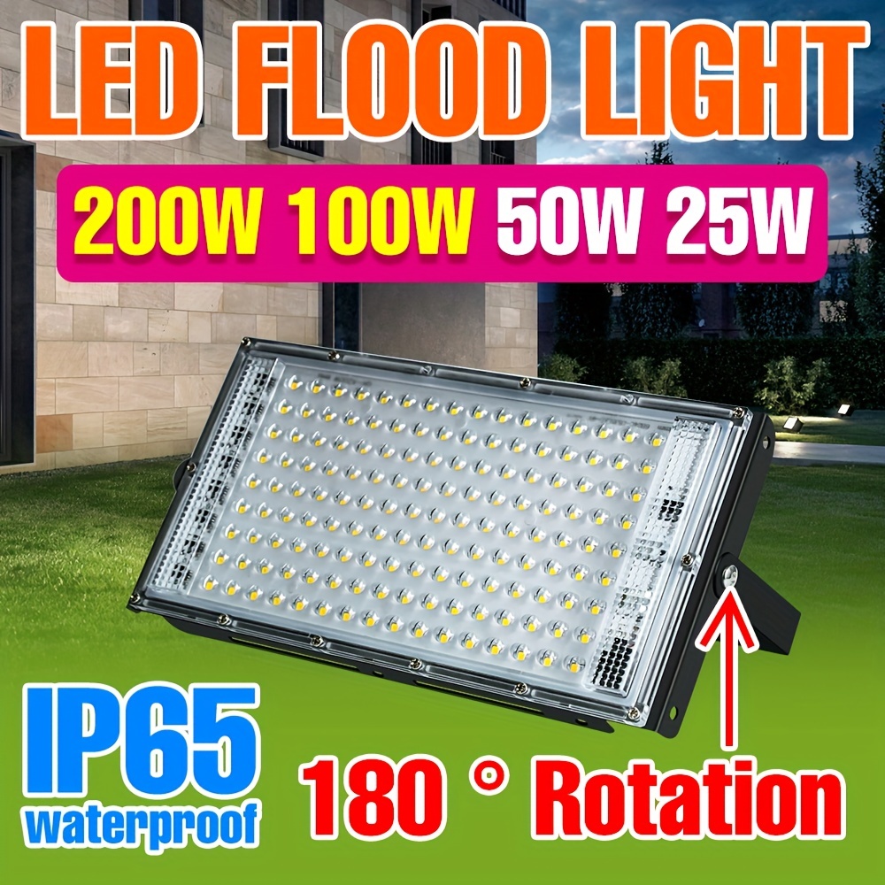 Lampe de travail LED rechargeable IP65 - 100W 2400 Lumen - 6500K