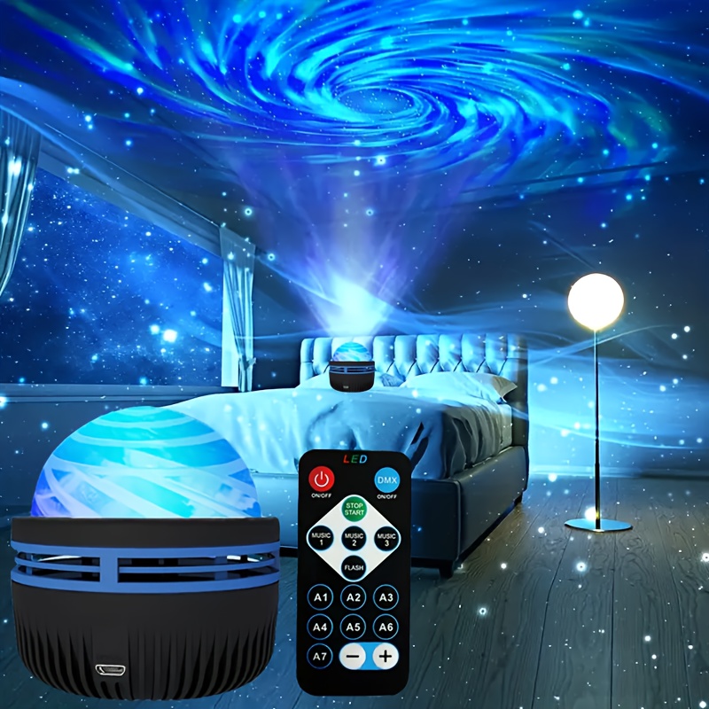 USB LED Auto Dach Stern Nacht Innenlicht Atmosphäre Galaxie Lampe