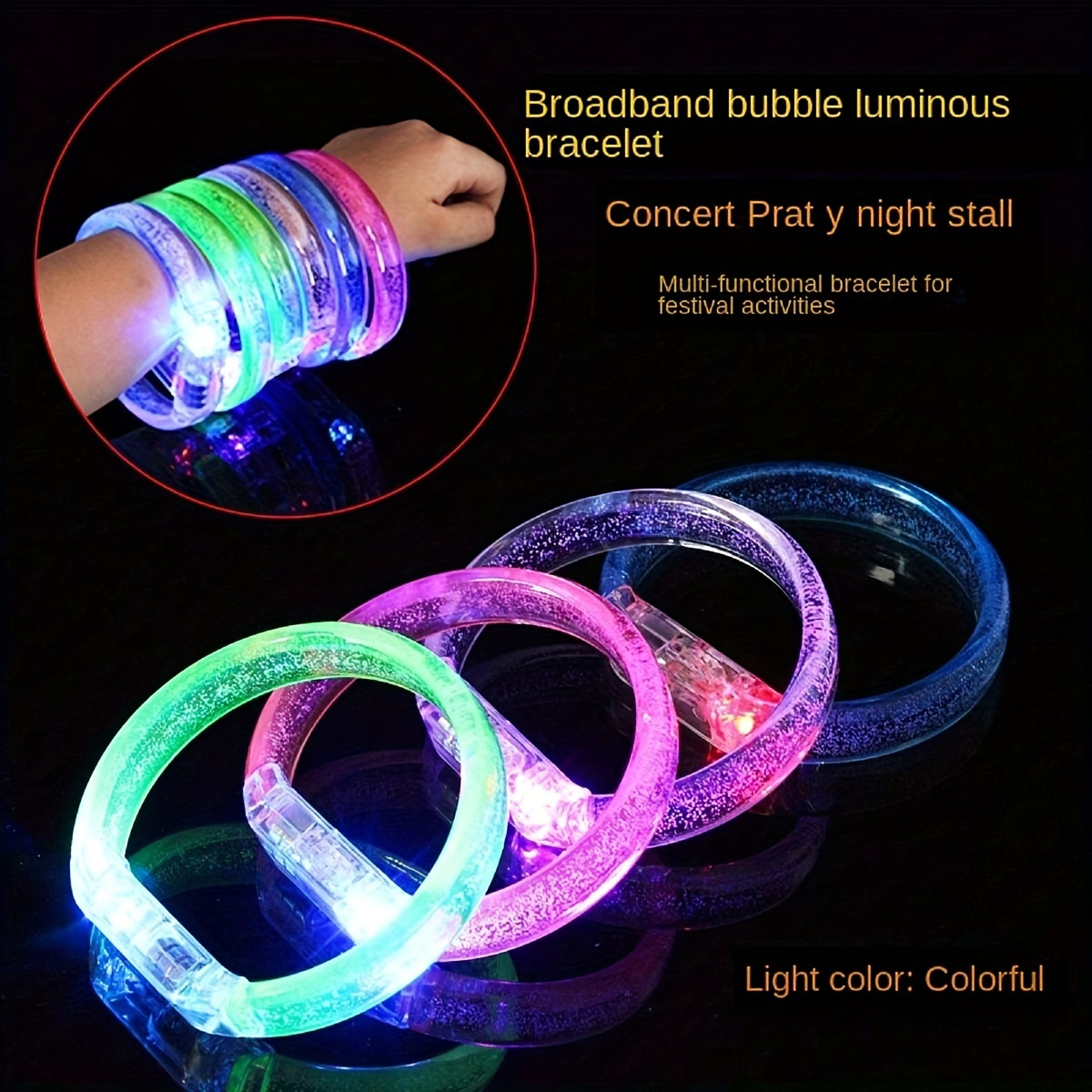Que faire si un collier ou un bracelet fluorescent se brise?, Colliers et  bracelets fluorescents