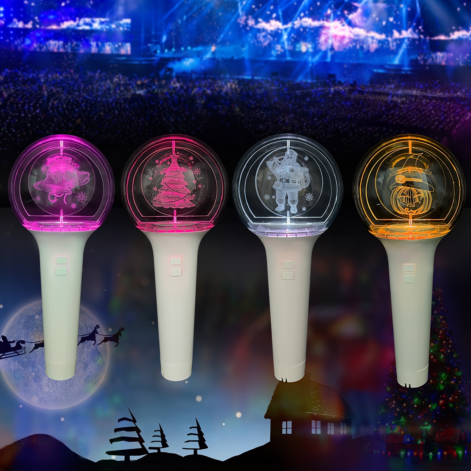 Night Lights Kpop Stray Kids Lightstick Official Concert LED Lamp