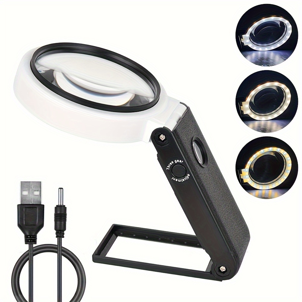 MC-1.5 3.5x, 1.5 Glass Lens, Value Metal Handheld Magnifier