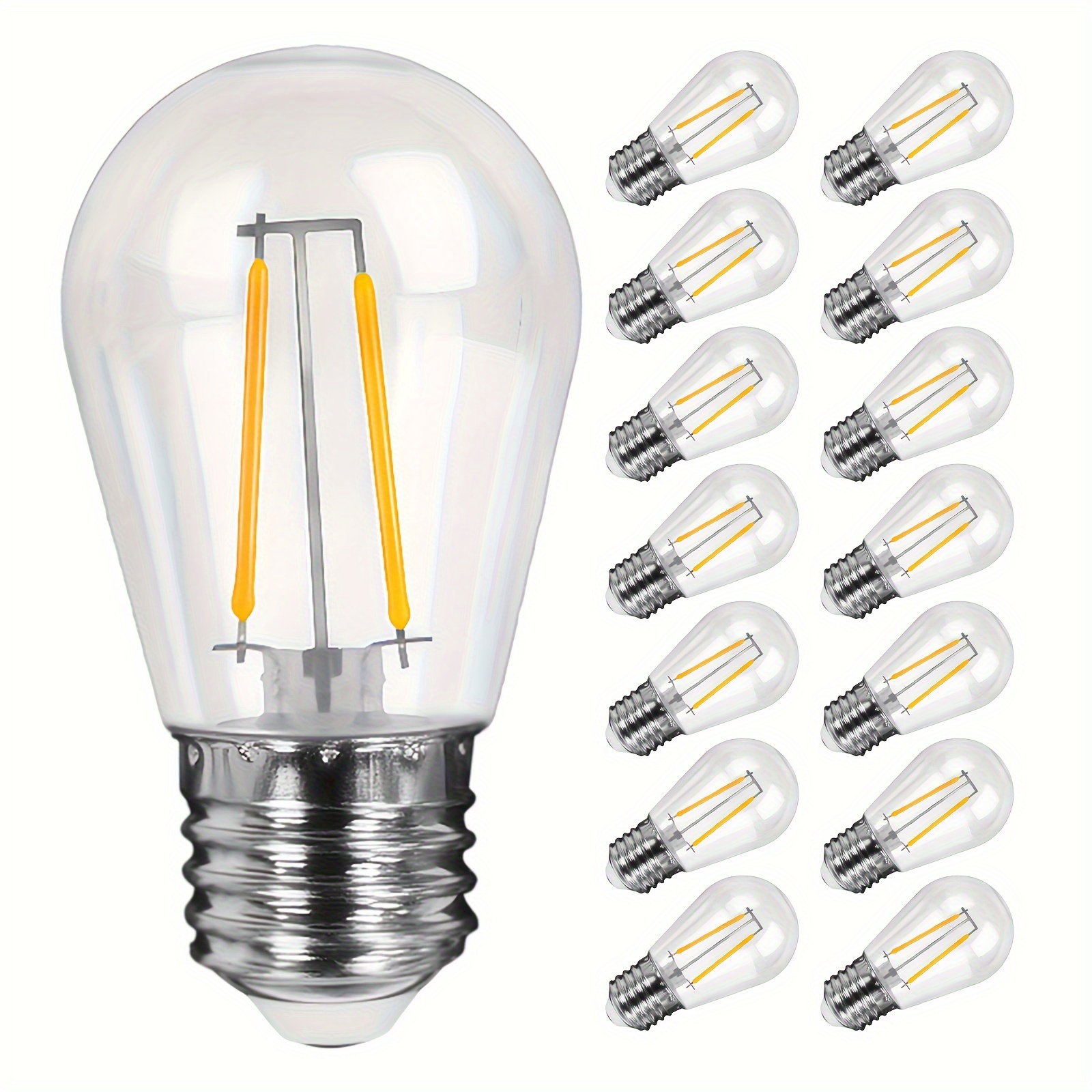 Ampoule Colorée E14 3W 220V SMD2835 Mini Ampoule LED Couleur Ampoule a Vis  LED pour Guirlande Exterieur, Décoration d'ambiance pour Mariage, Fête,  Bar, Maison