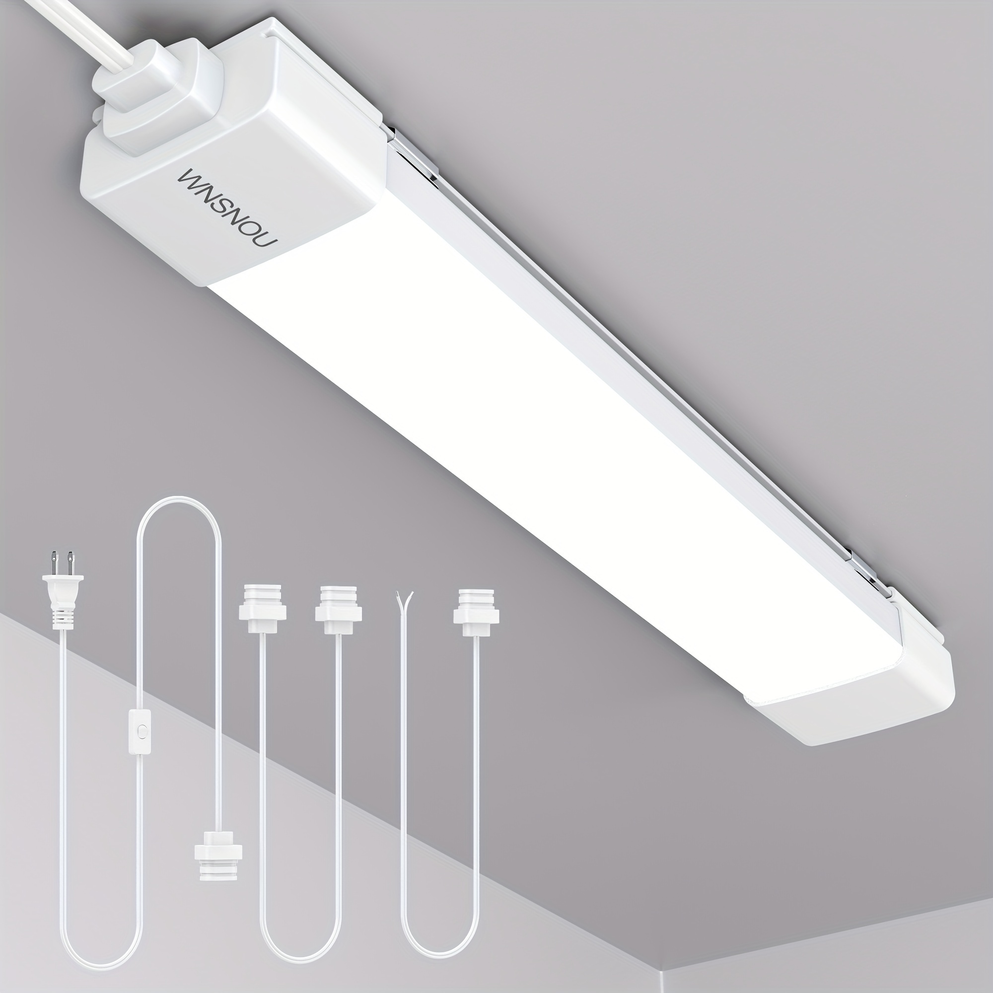 Plafón LED regulable con detector de movimiento, 24W 2400LM IP54, plafón  LED con sensor de movimiento ajustable, lámpara con sensor IP54 impermeable  para baño, escaleras, sótano, garaje, almacén : : Iluminación