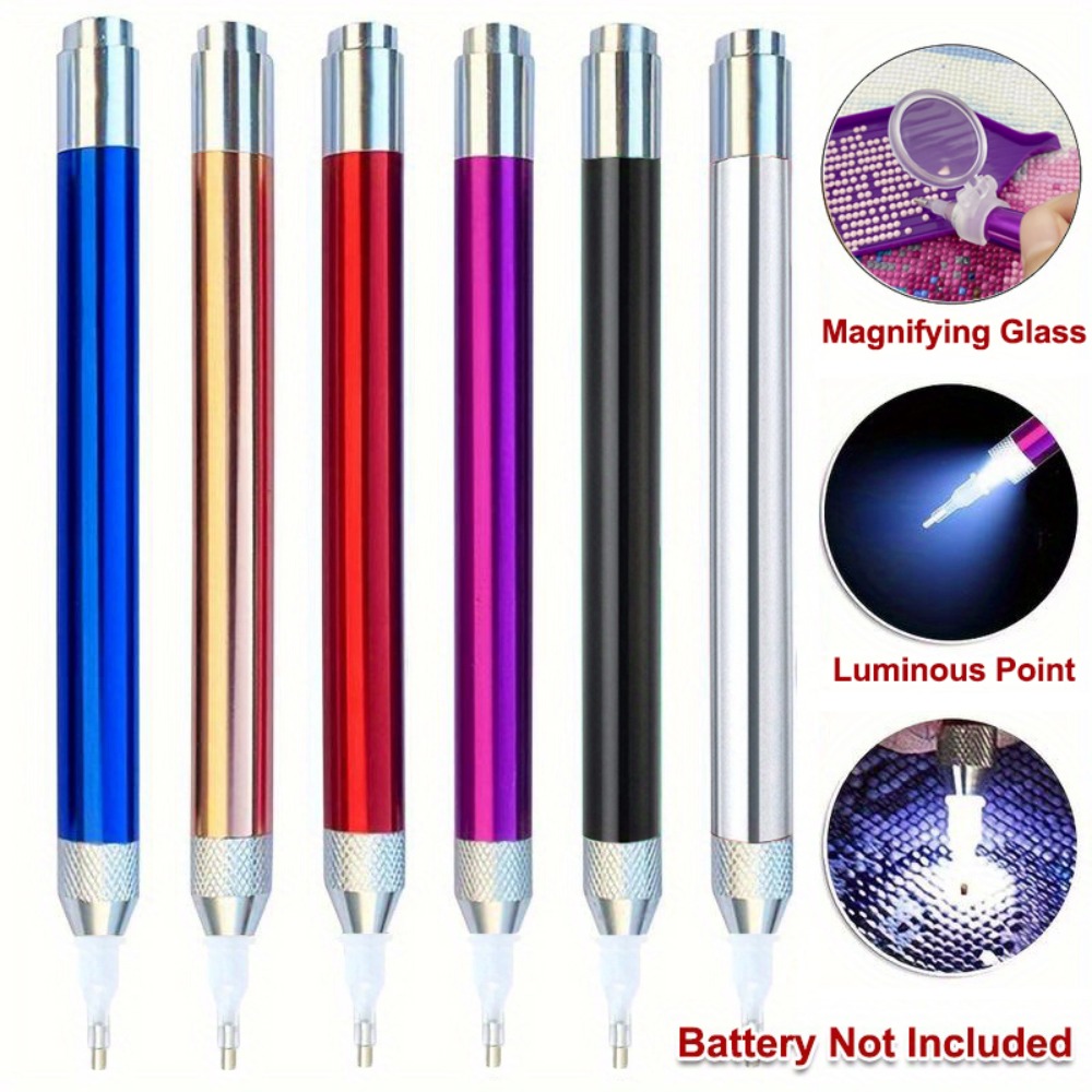 2021 NEW】DIY Diamond Painting Pen Tools Accessories Point Drill Pen Pens  Rhinestones Pictures Handmade Resin Diamond Pen for 5D Painting Diamonds  Mosaic Resin Painting Kit
