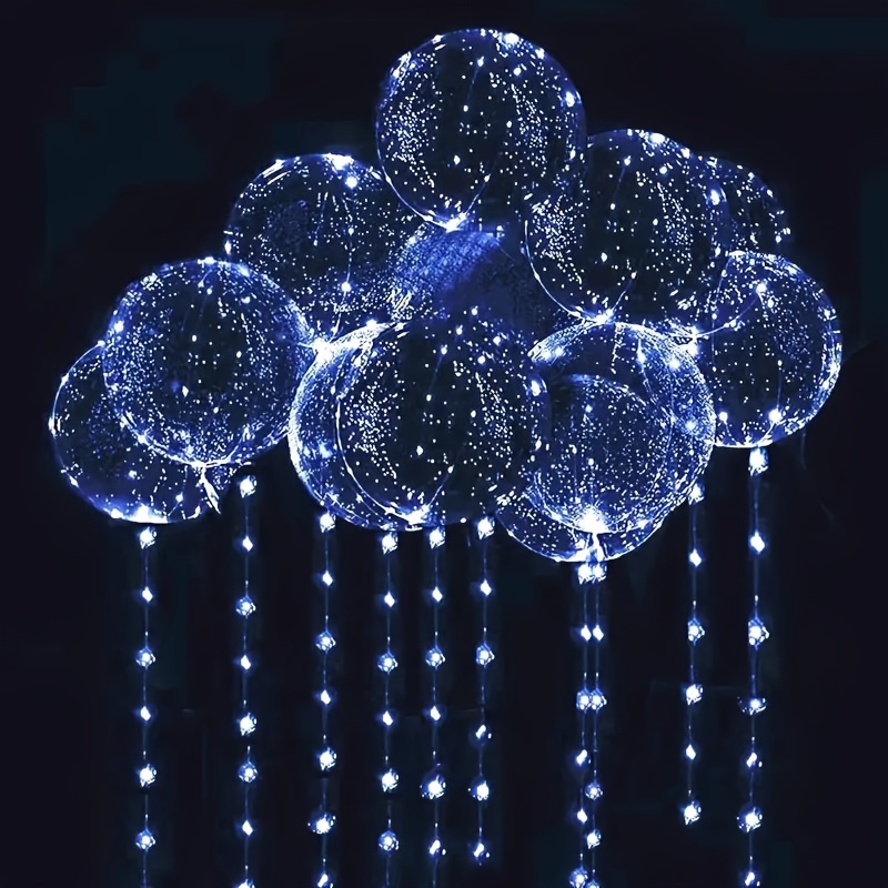 Clear Balloons With Lights - Temu