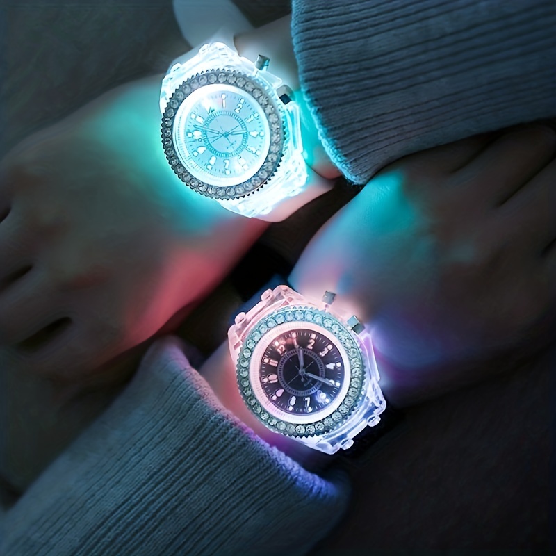 Watch best sale with light