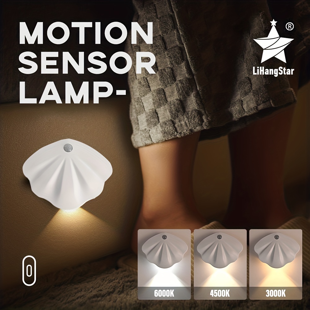 Luz Nocturna Sensor Movimiento 3 Piezas 6 Luces Led - Temu