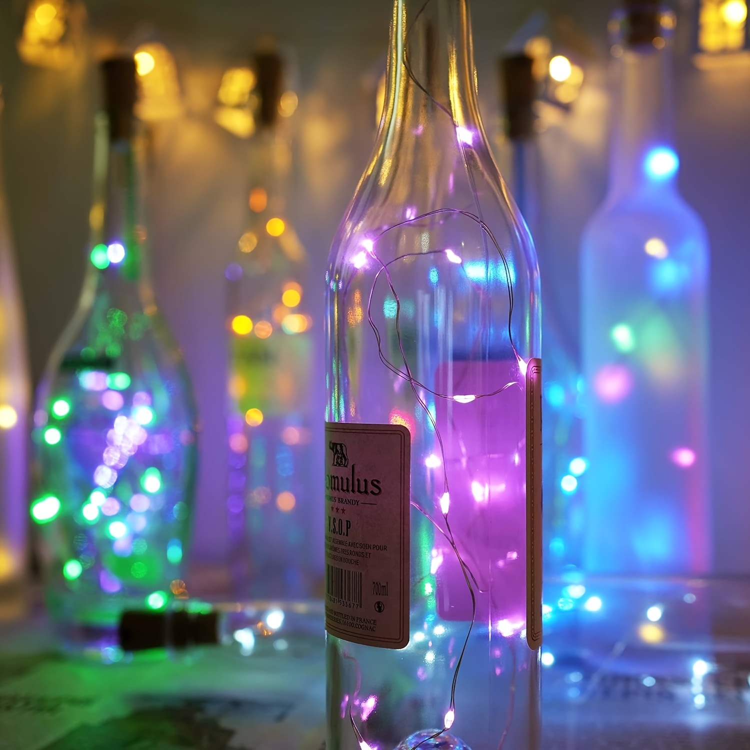 20 LED Guirlande De Lumières De Bouteilles De Vin 6 6 Pieds - Temu