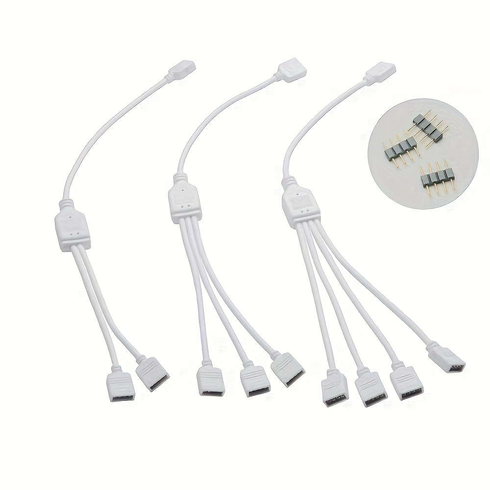 Conector Conectores de luces de tira Cable de extensión Conector de cinta  LED RGB Accesorios para tiras LED – Los mejores productos en la tienda  online Joom Geek
