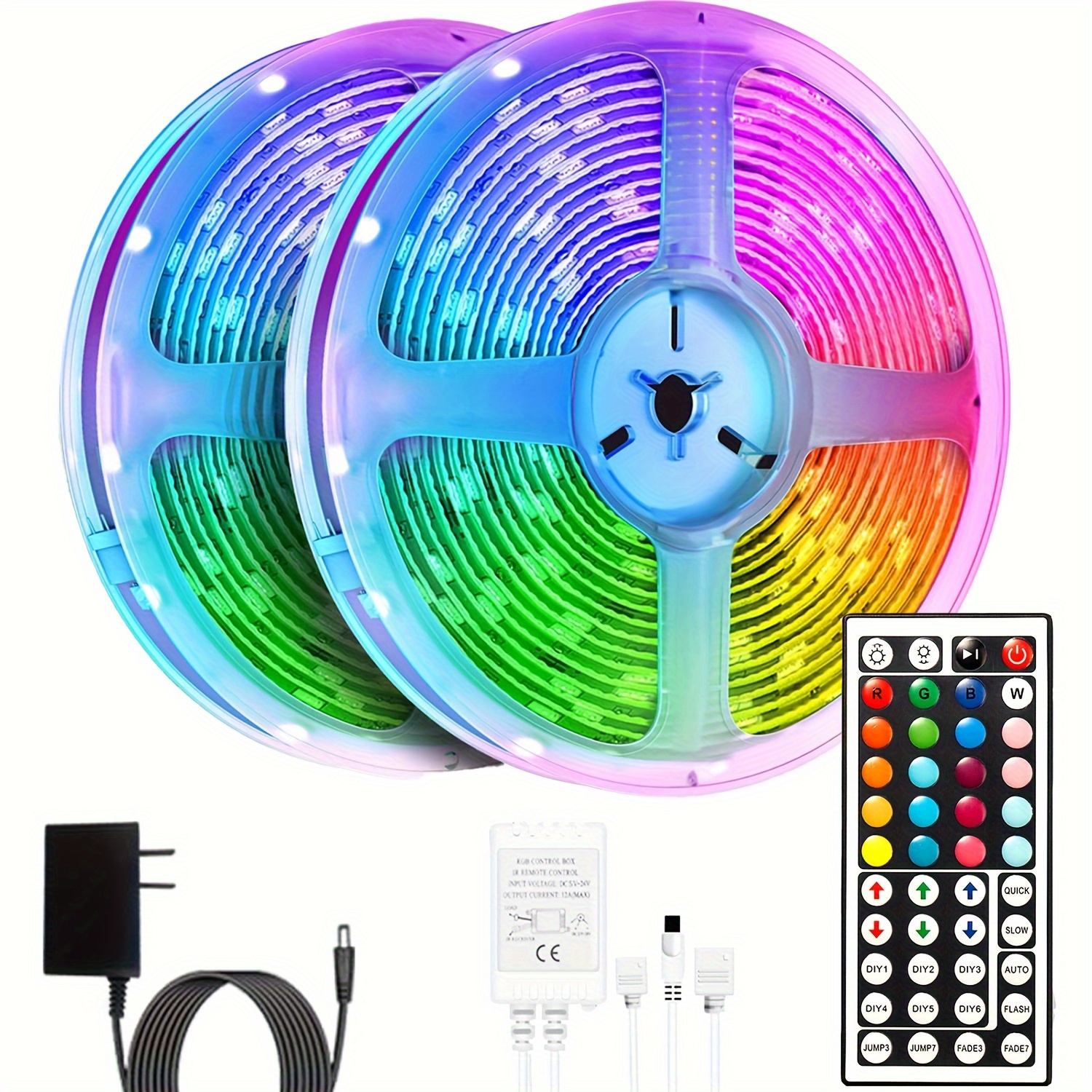 1 Paquete Tira Luz Led Cambia Color, Alimentación Usb 5 V, Sincronización  Música Rgb, Incluye Control Remoto Control Aplicación Inteligente, Adecuado  Decoración Iluminación Flexible En Hogar Aire Libre (16,4/32,8 Pies)