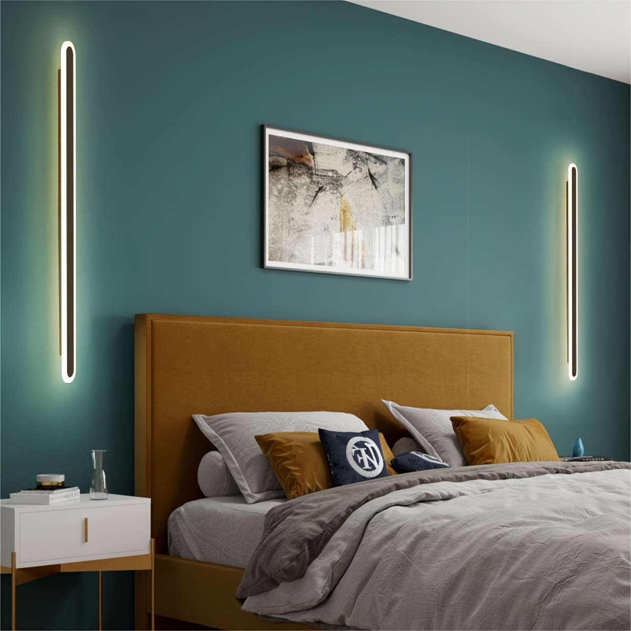 Led Wall Light Panel Square DIY Wall Decoration Lamp Bedside
