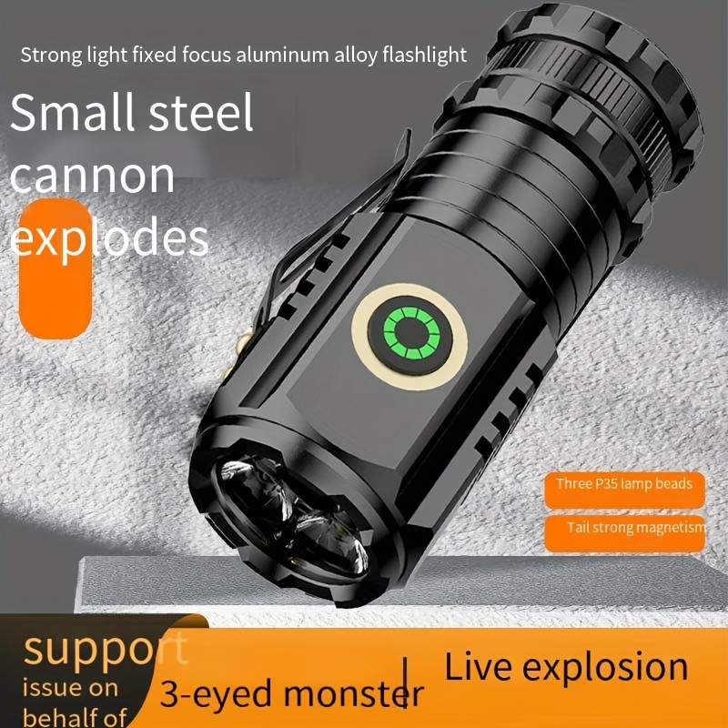 Three-Eyed Monster Mini Flash Super Power flashlight
