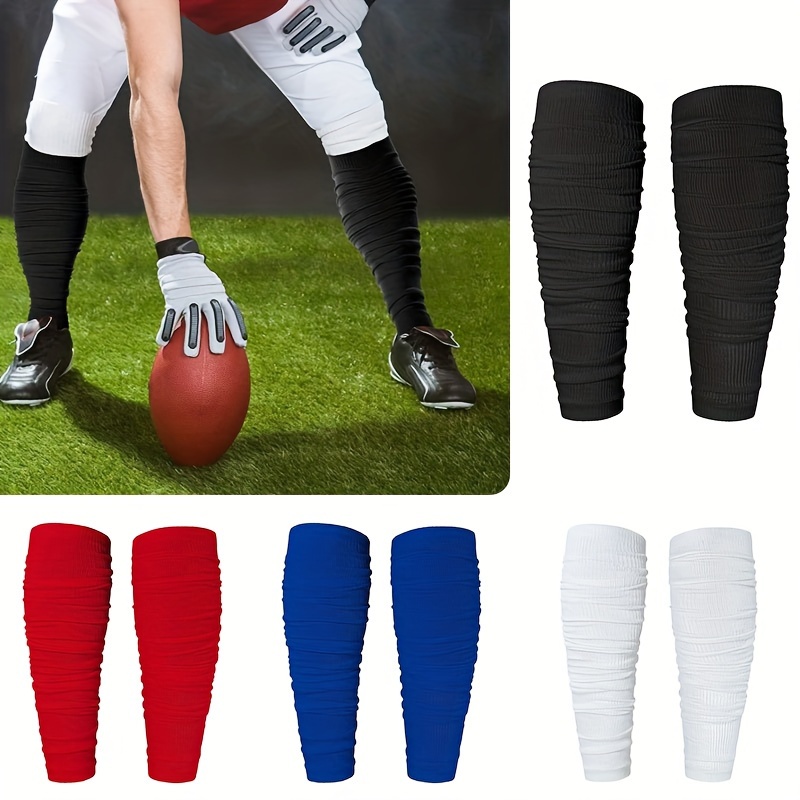 2Pcs Leg Compression Sleeve Football Calf Sleeve Soccer Grip Socks for Men  Women