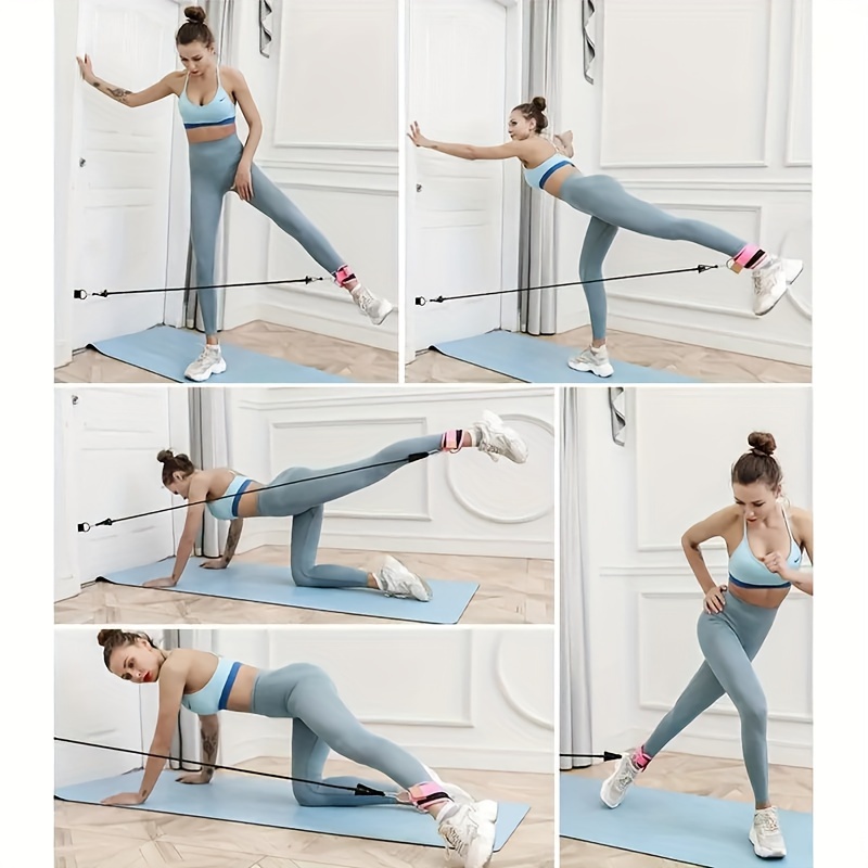 Non slip Yoga Elastic Tension Belt Thigh Hip Leg Training - Temu