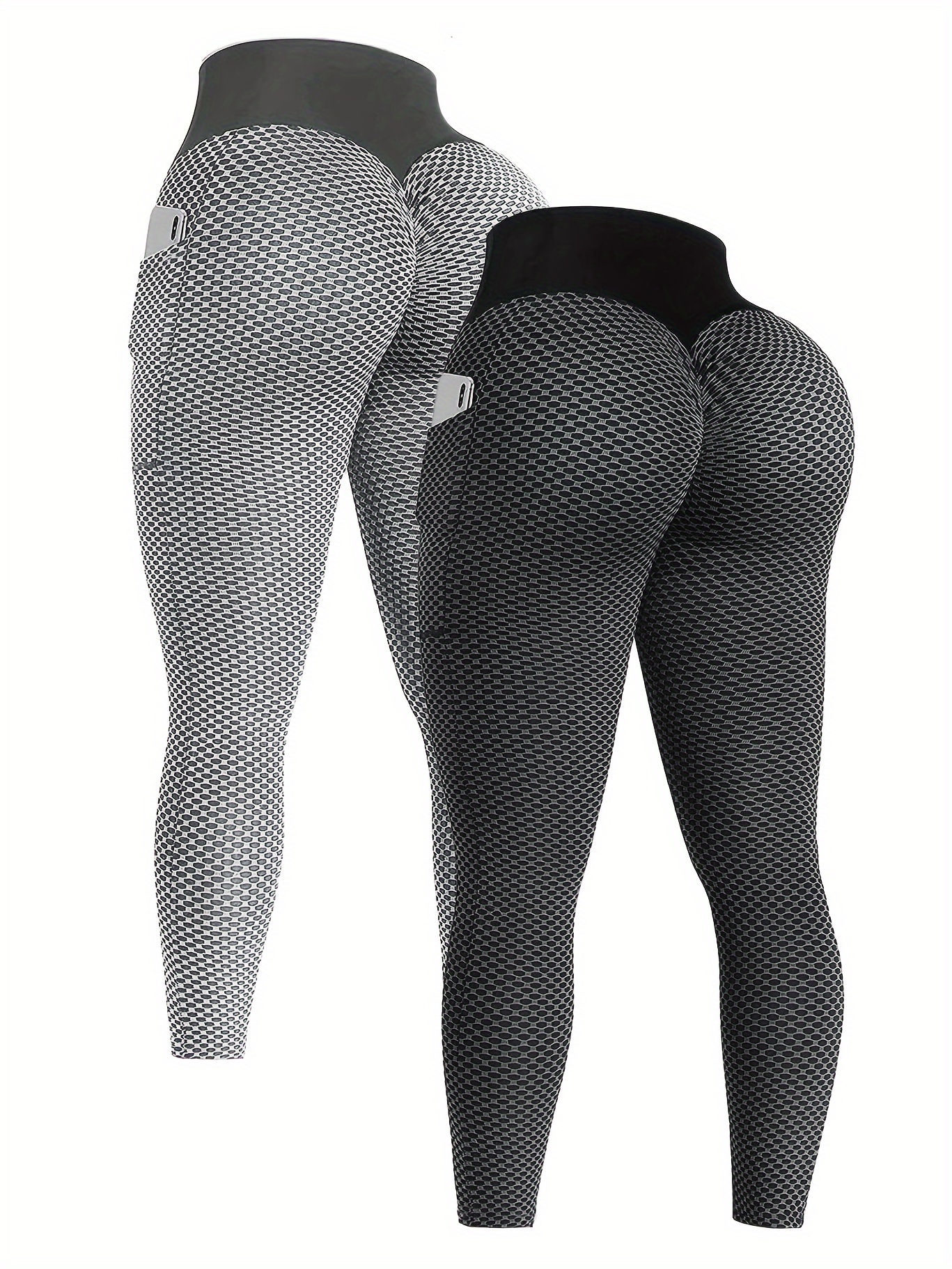 3 Pack Seamless Butt Lifting Workout Leggings For Women, High Waist Yoga  Pants Compression Tights, Women's Activewear