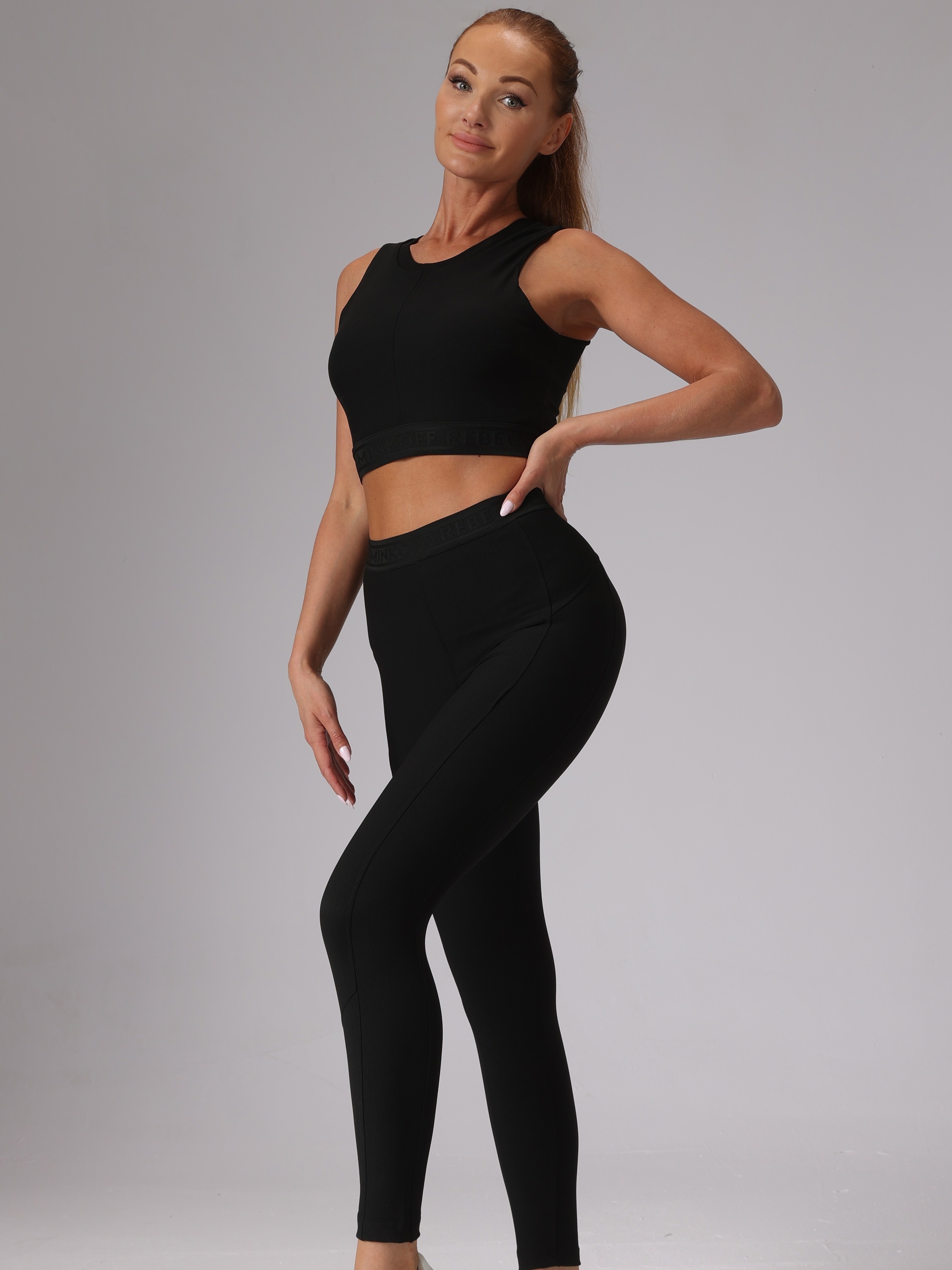 Yoga Outfits Women Gym Fashion Clothing Workout High Waist Pants Sports Bra  Vest Fitness Set Seamless Plus Size Ombre Yoga Suit