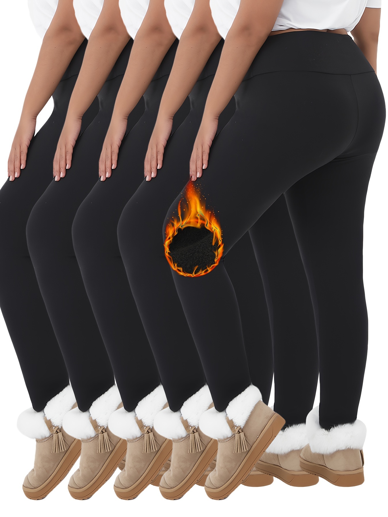 Thickened & Fuzzy Thermal Lined Tights * Translucent Warm Leggings For  Winter, Women's Stockings & Hosiery