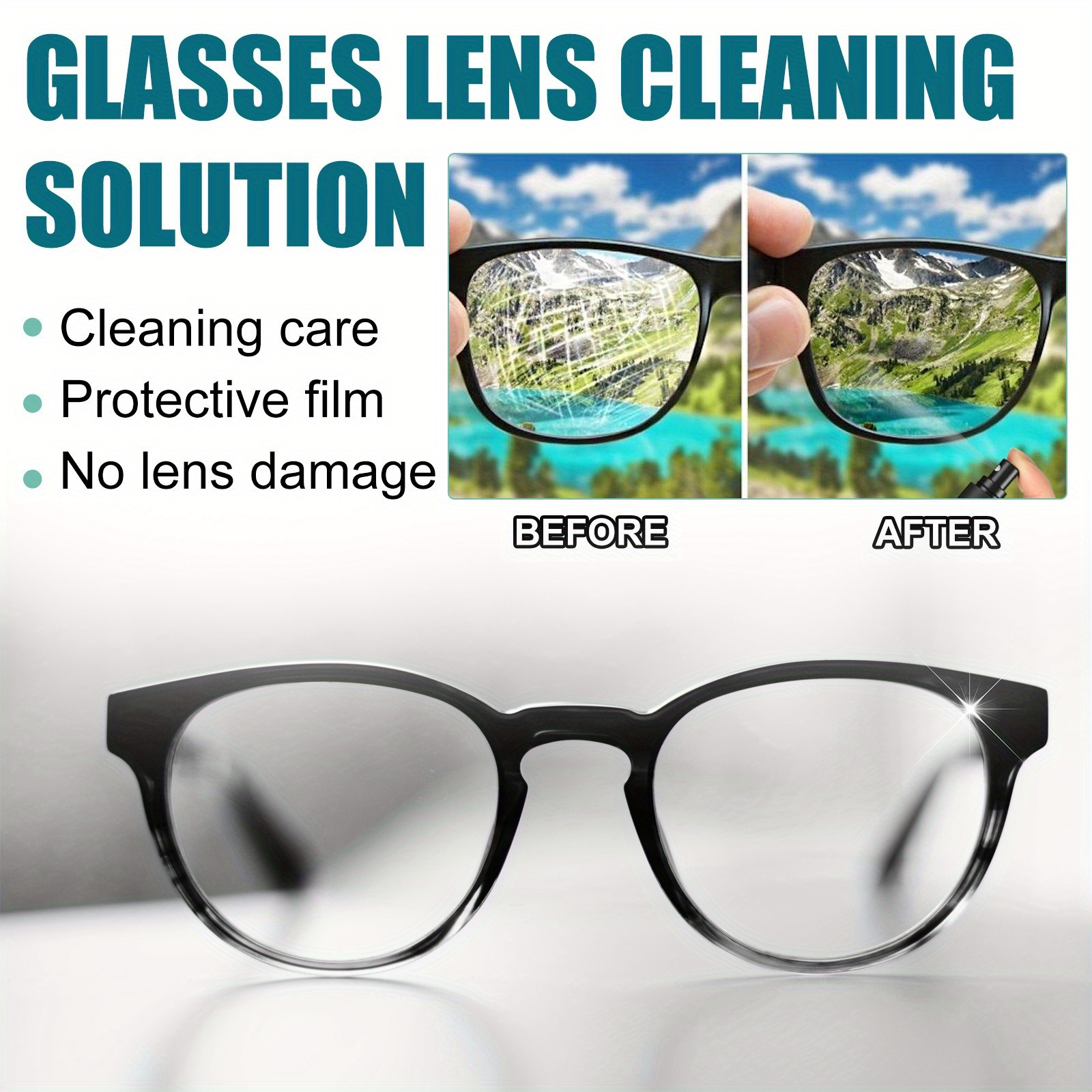 30ml/60ml Glasses Lens Anti-fog Spray Car Windshield Window Decontamination  for Rainy Days Maintenance Polishing machine tools - AliExpress