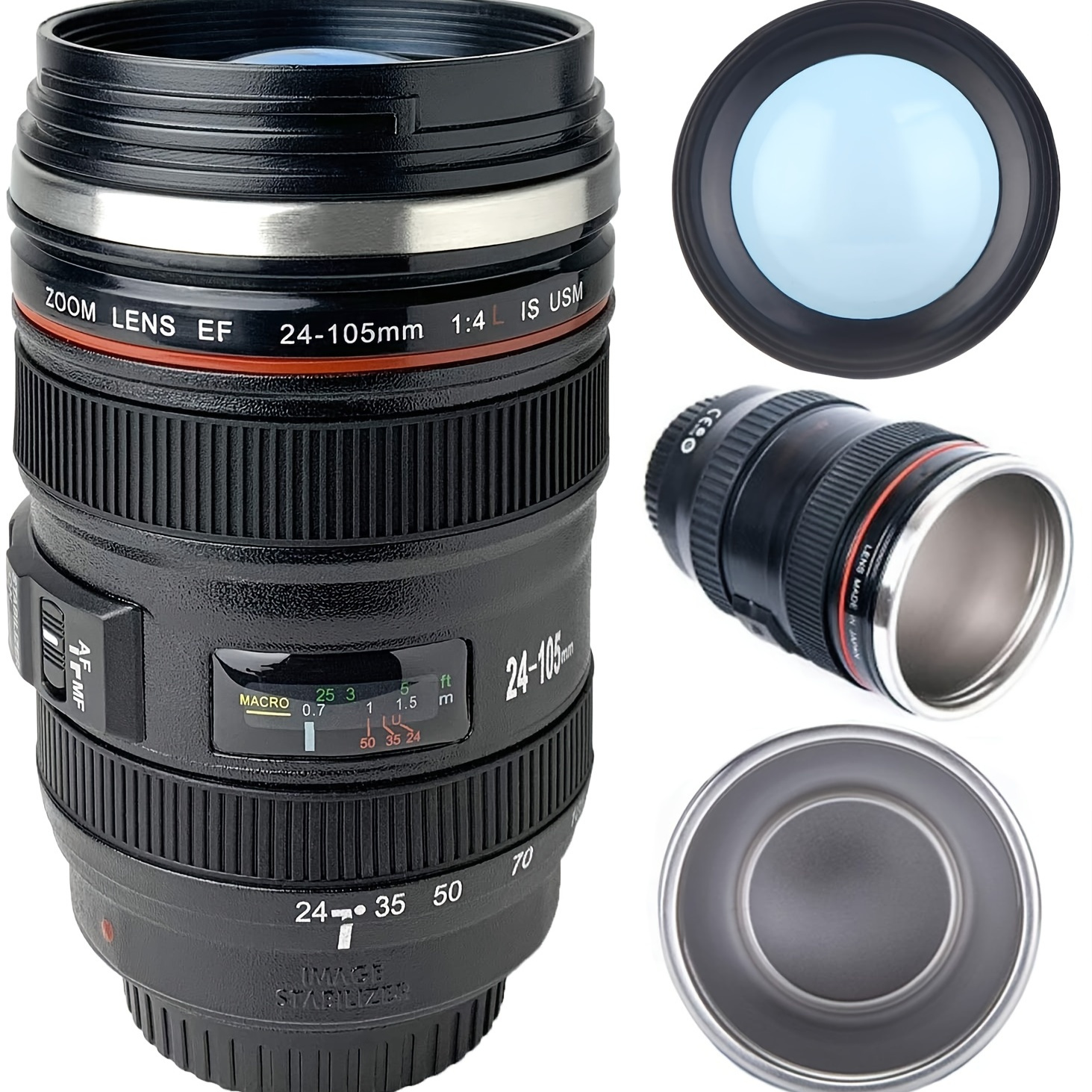 Caniam Camera Lens Coffee Cup, Travel Mug — GREENDOOR Powered by