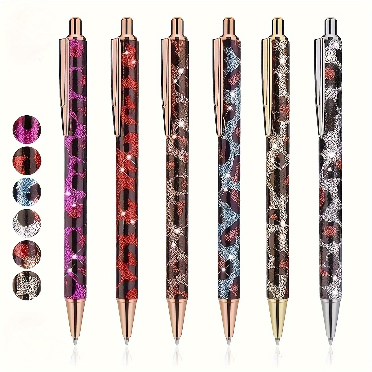 Mixed Silvery Rose Golden Metal Pen Clips Multi Function Pen - Temu