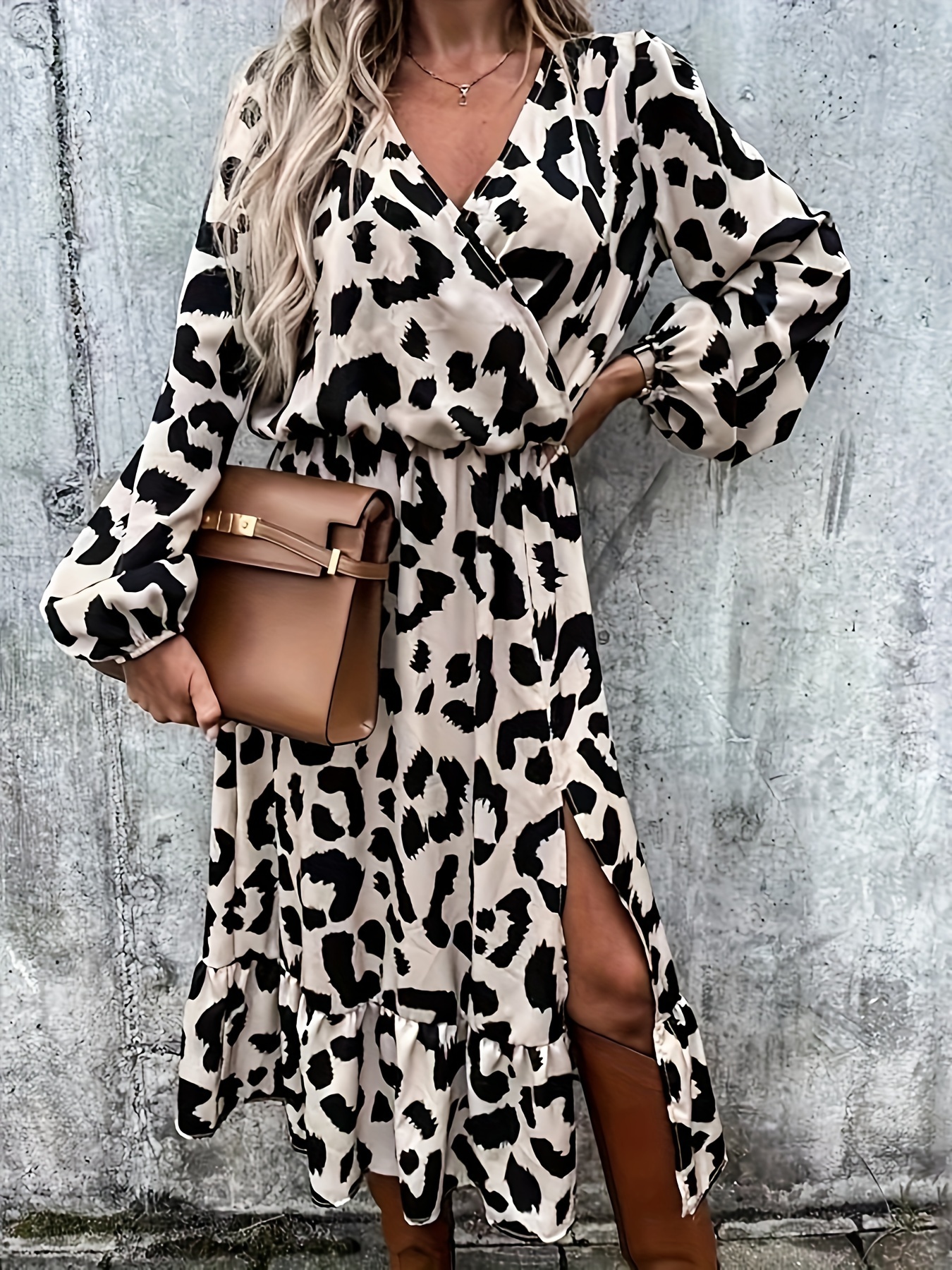 Express shop cheetah dress