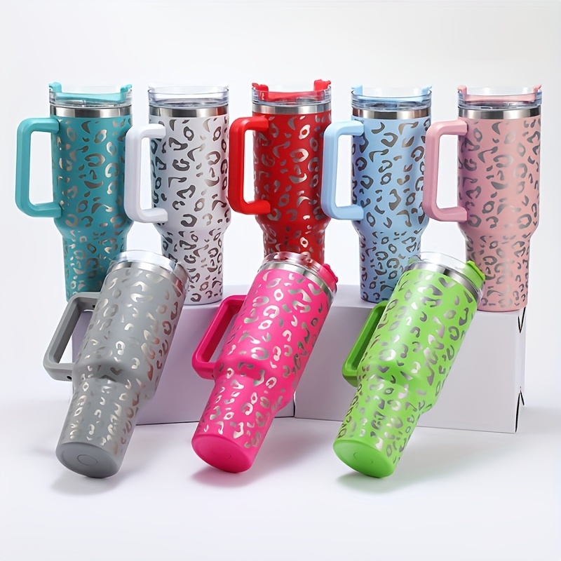 Wine Tumbler For Mother Leopard Cheetah Mom Juice Stainless Steel