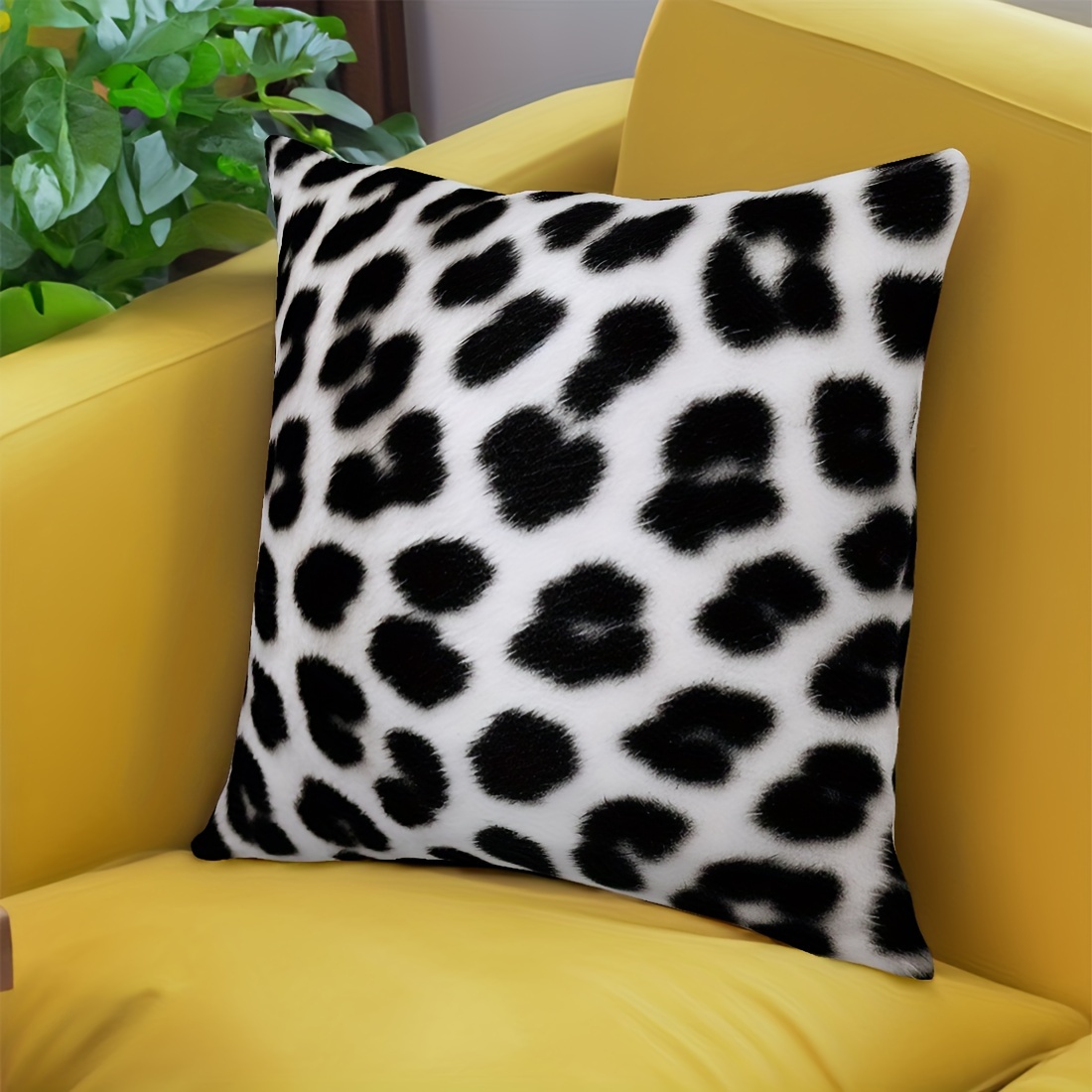 TAIE D'OREILLER SATIN MOTIF LÉOPARD - Leopard