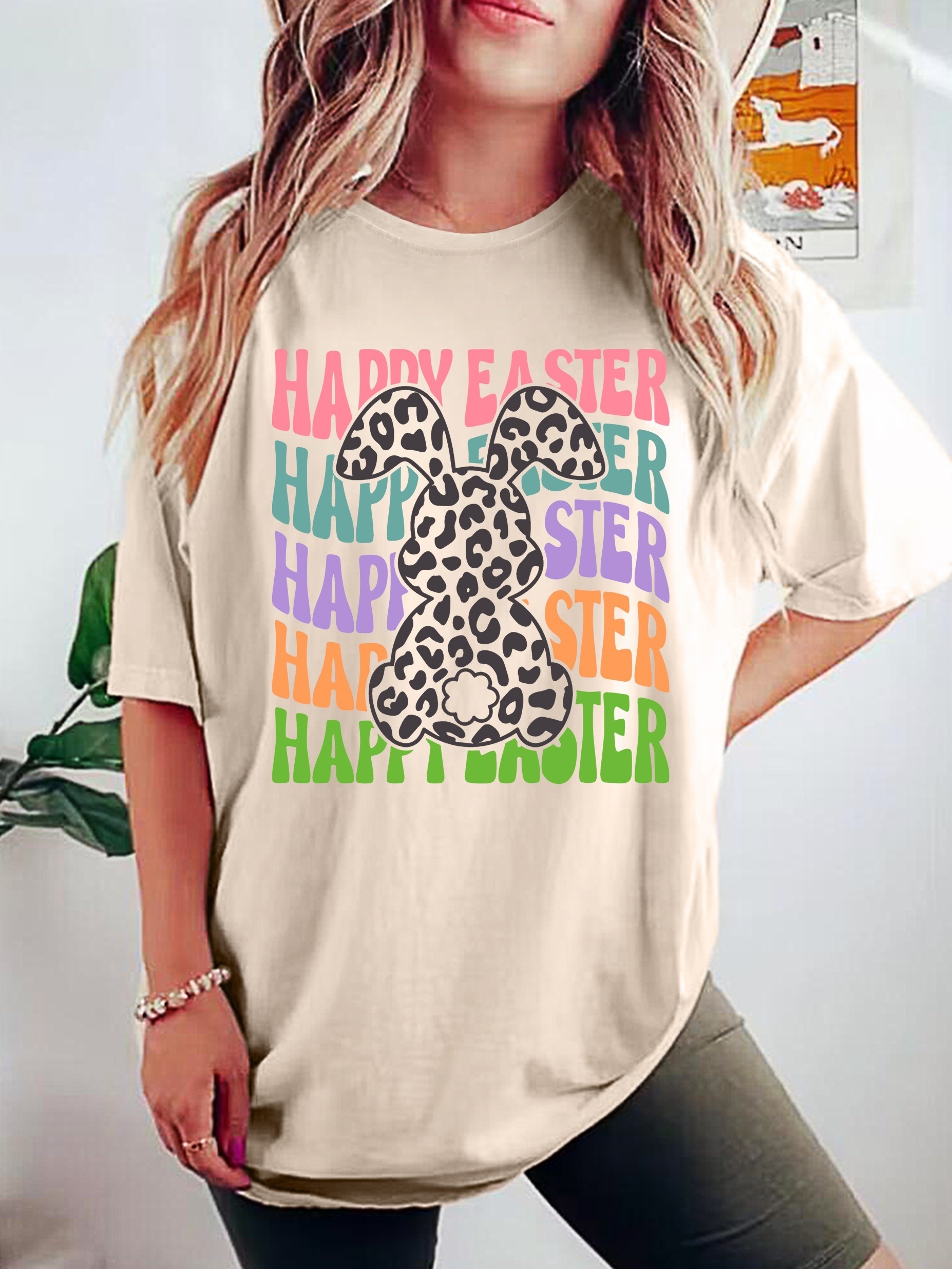  Happy Easter Shirts for Women Bunny Graphic T-Shirt Funny  Letter Printed Christian Short Sleeve Tee Tops Y2k Clothing : Sports &  Outdoors