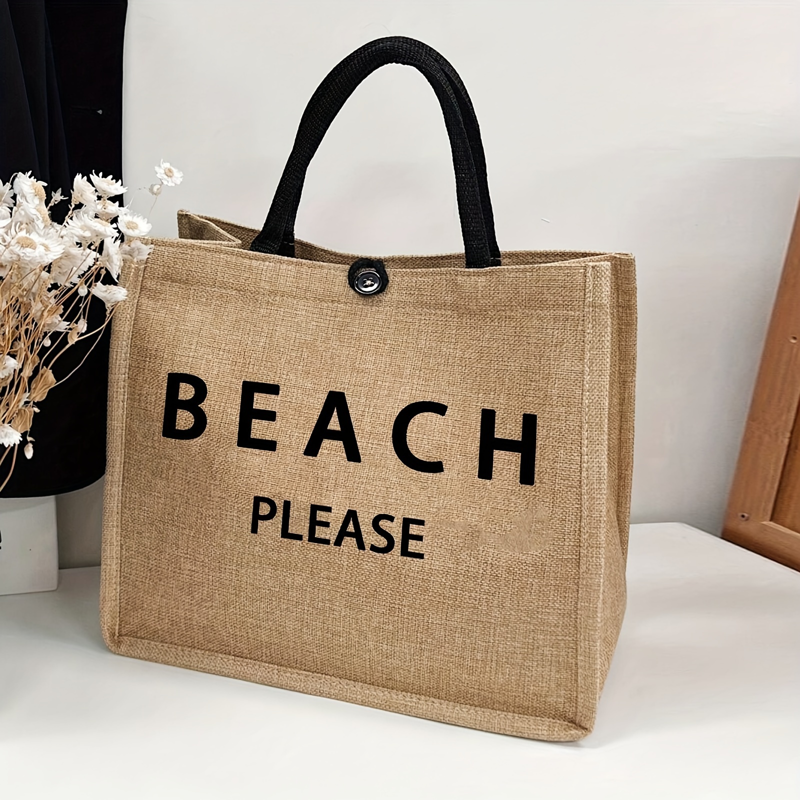 Borsa Tote Da Spiaggia - Spedizione Gratuita Per I Nuovi Utenti - Temu Italy