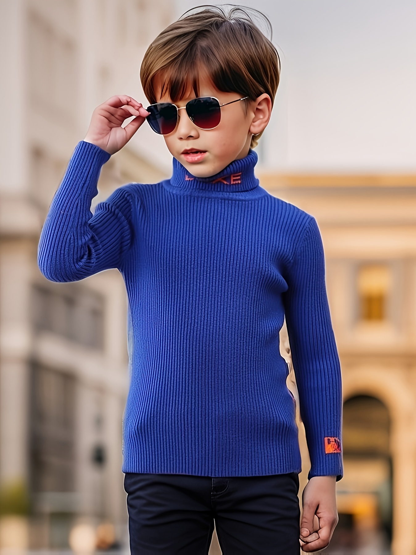 High neck sweater for boys sale