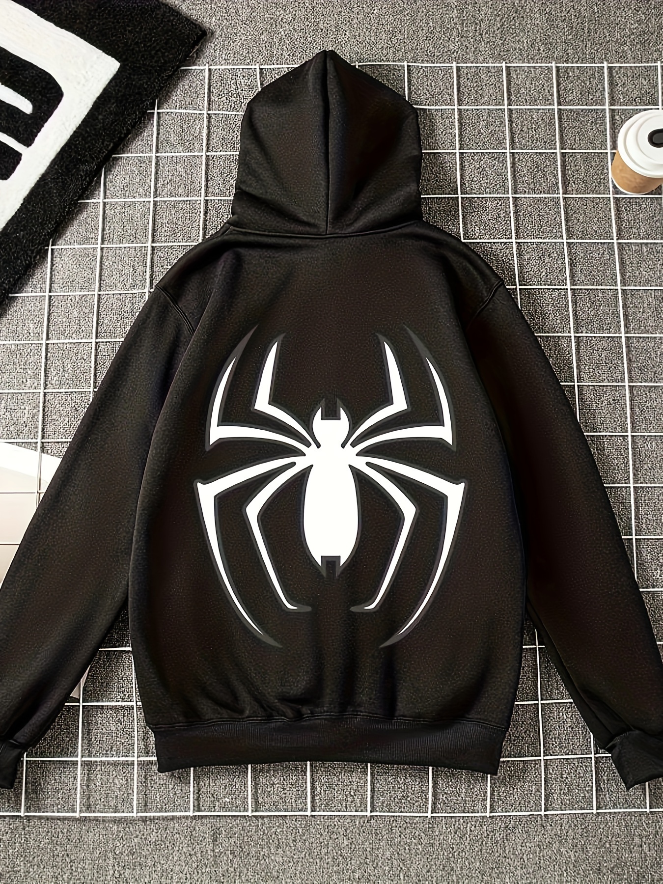 2-7 ans Enfants Super-héros Spider-man Zip Veste à capuche Manteau Manches  longues Sports décontractés Tops Cadeaux