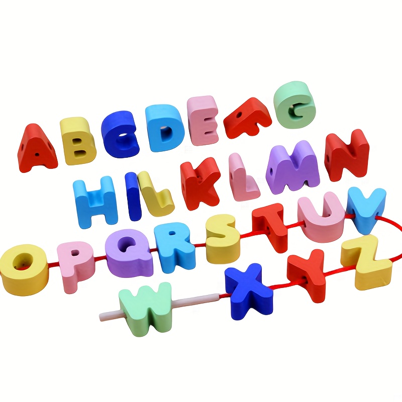 Alphabet Lore Building Blocks Figure 26 Letter A-Z Bricks Toys DIY Children  Early Education Toys Birthday Christmas Gift 26PCS