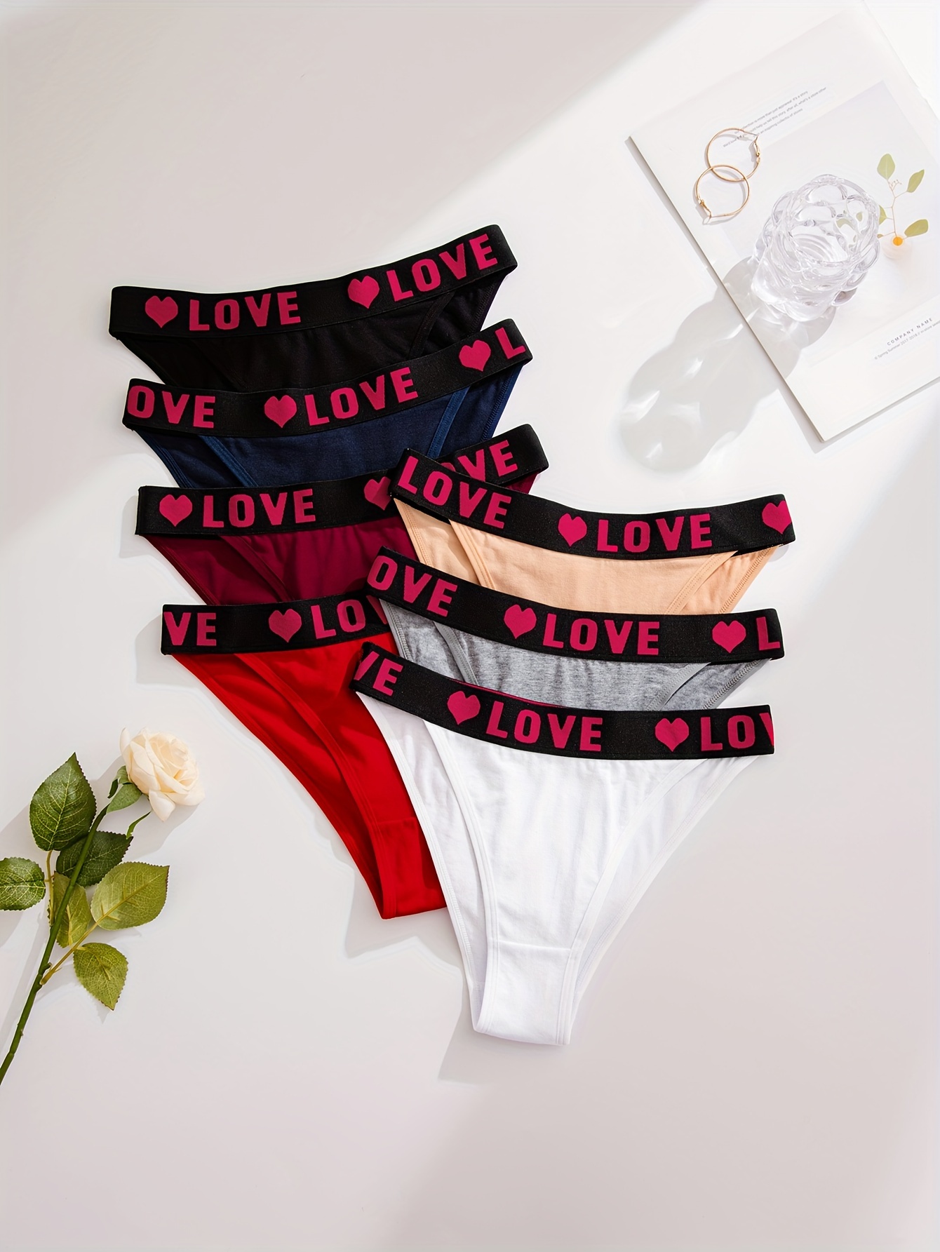 Letter Tape Underwear - Temu