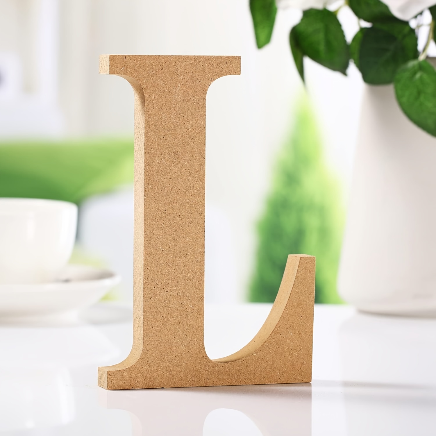 10pcs Wooden Letters JOY Unfinished Wood Letters for Crafts