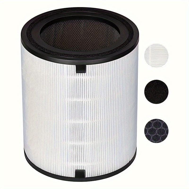 LEVOIT Purificador de aire, blanco y purificadores de aire para dormitorio  y hogar, filtro de repuesto para purificador de aire White & Core 300, HEPA