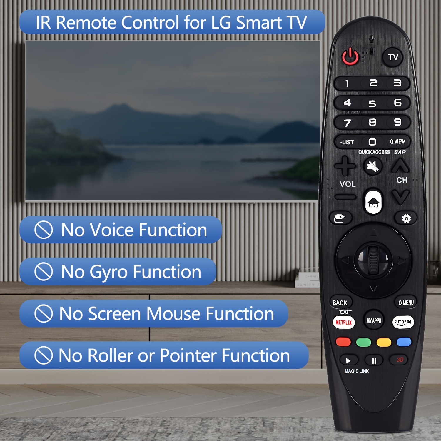 Replacement AN-MR19BA AKB75855503 For LG TV Magic Remote Control 