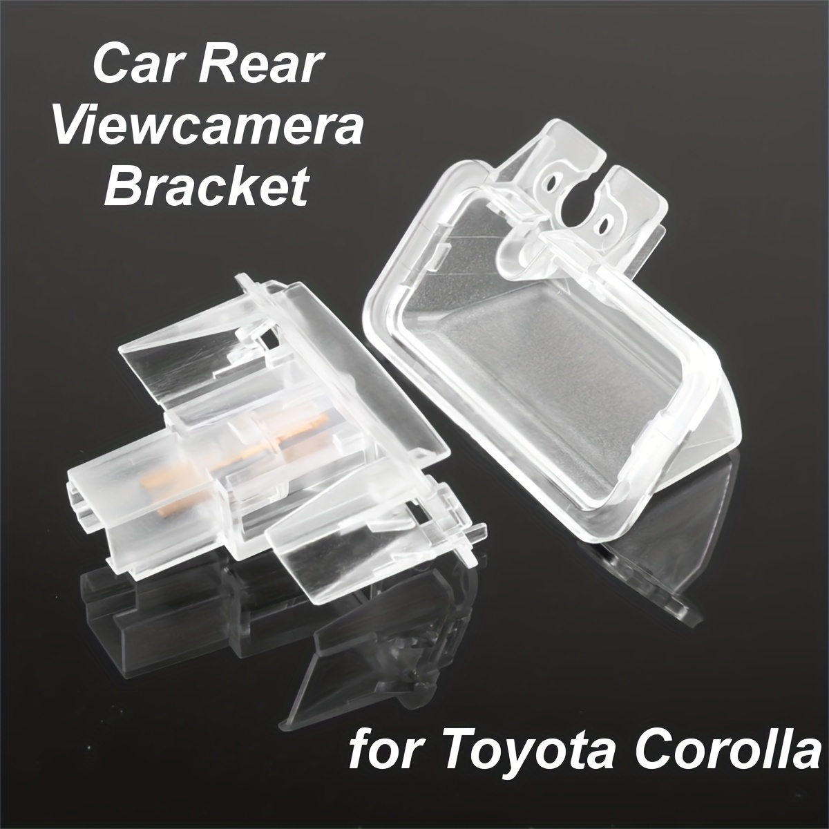 Soporte universal de la placa de la cámara de visión trasera del coche  soporte de la placa de matrícula de la cámara de visión trasera soporte de