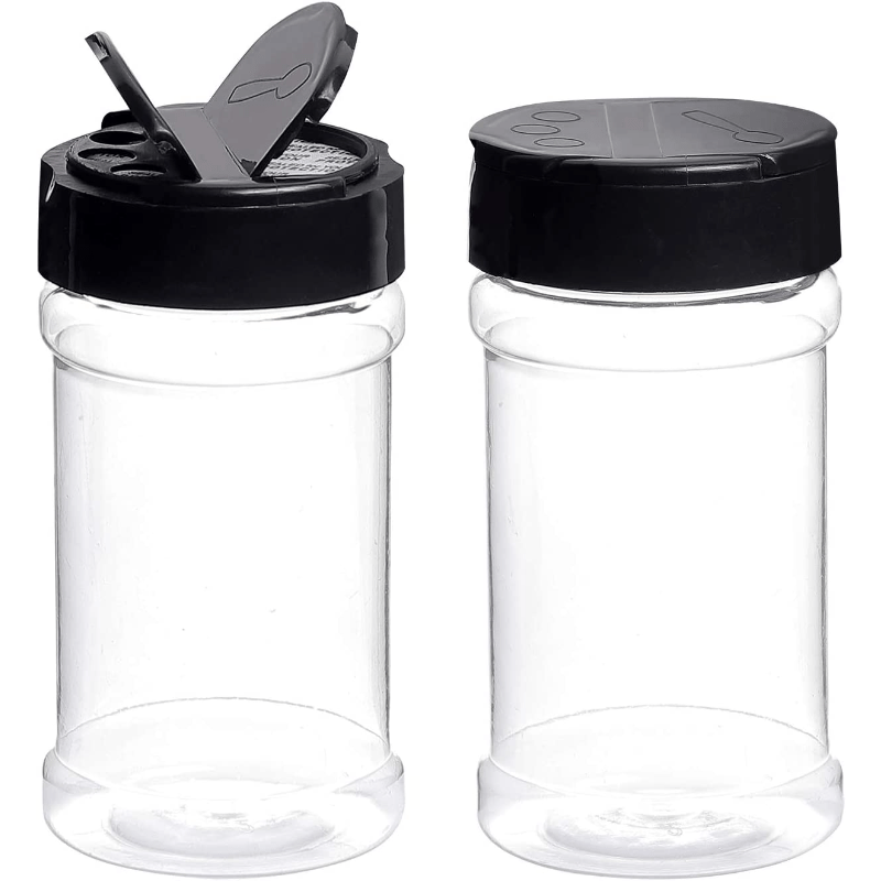  CycleMore 15 Pcs 4oz Glass Spice Jars Bottles, Square Spice  Containers with Silver Metal Caps and Pour/Sift Shaker Lid-40pcs Black  Labels,1pcs Silicone Collapsible Funnel and 1pcs Brush Included: Home &  Kitchen