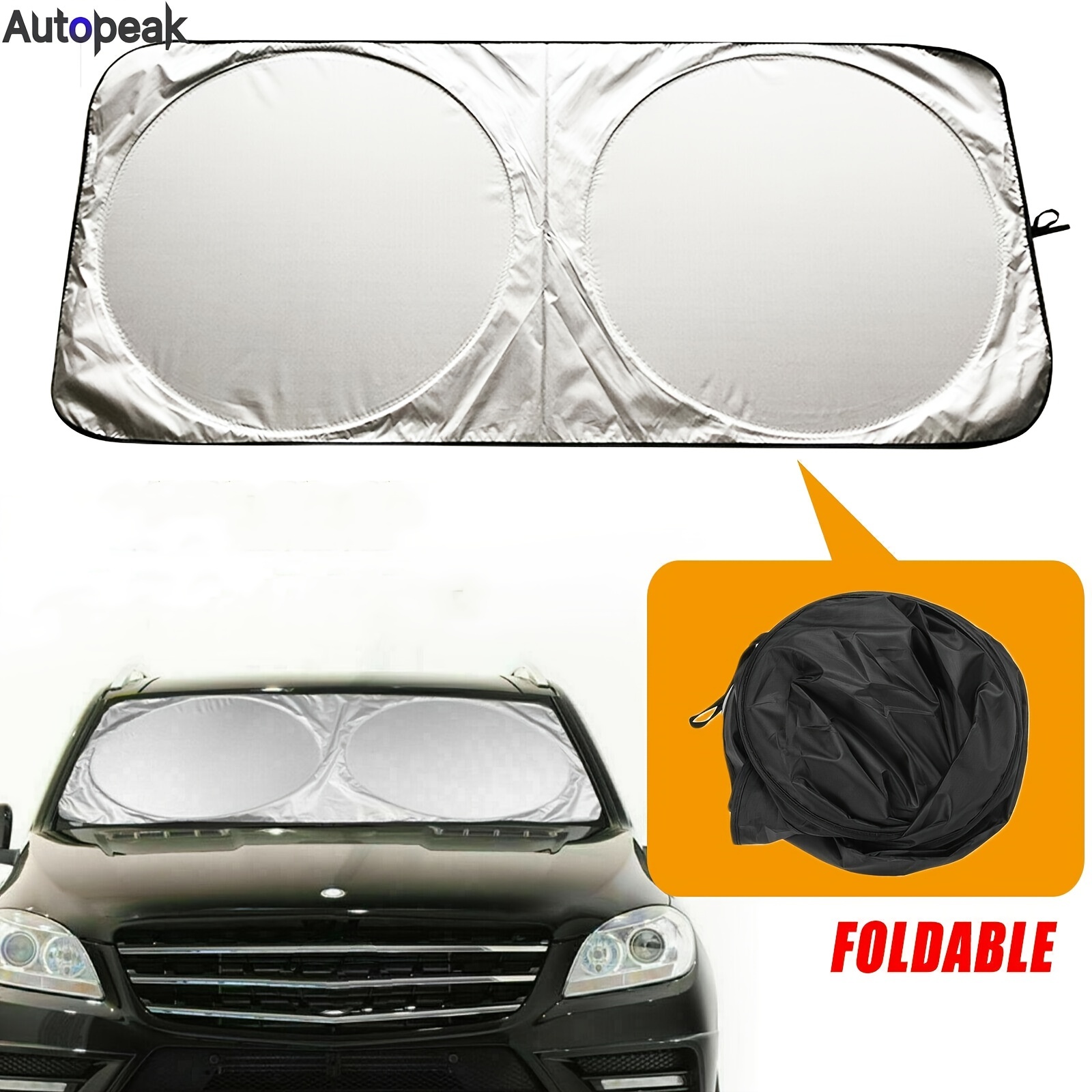 Comprar 2 uds parasol para coche tela de sombreado completo