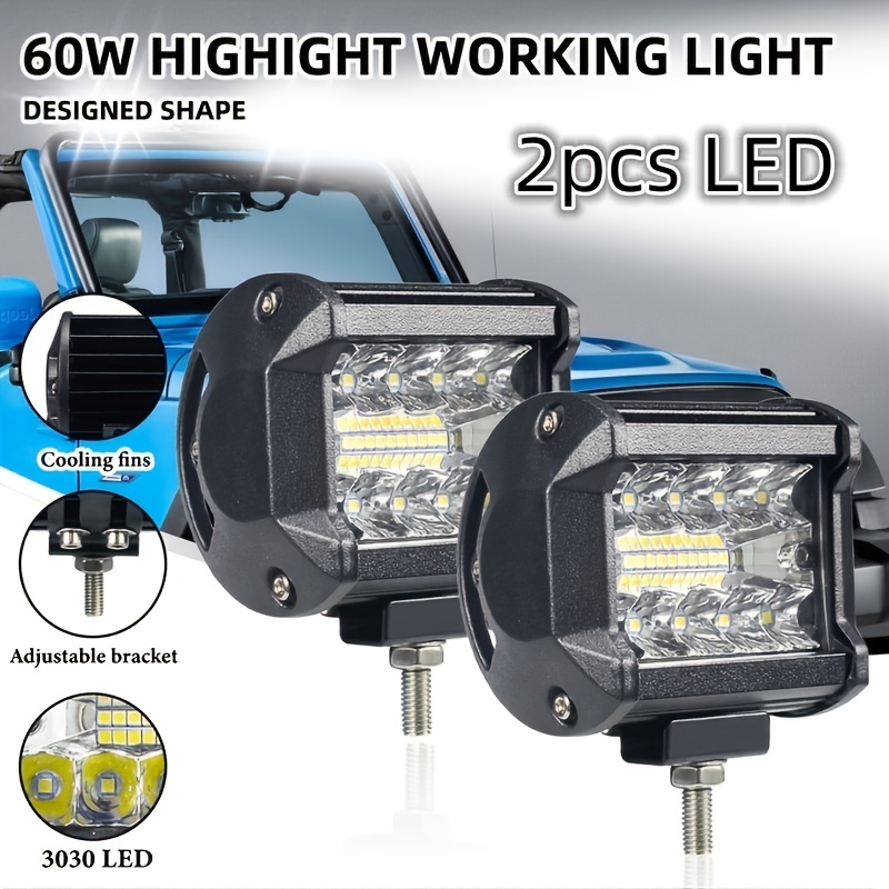 Cheap 4 Inch 102W LED Car Work Light with Strobe Mode for Truck